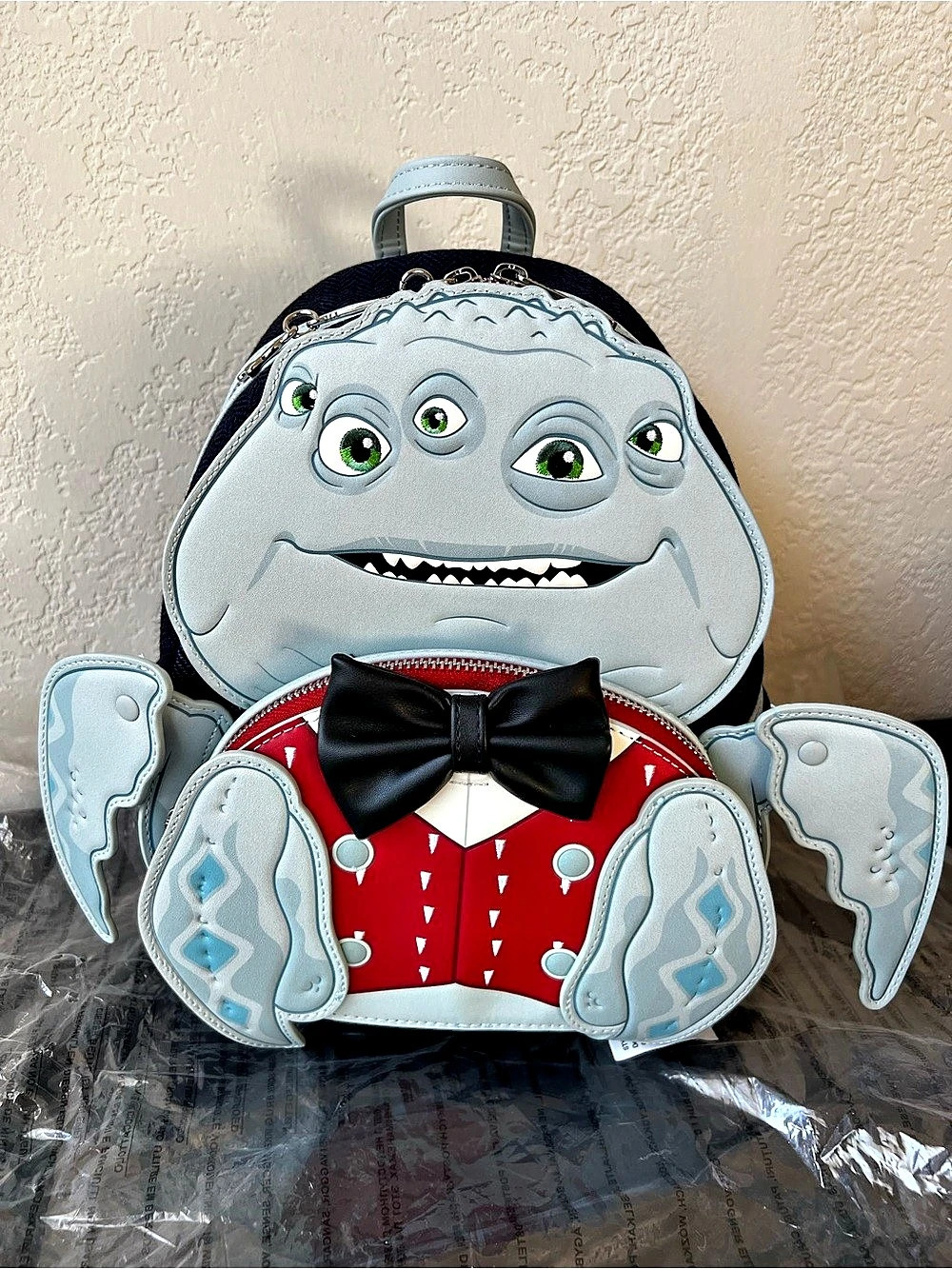 Loungefly Monsters, Inc. Henry J. Waternoose Cosplay Mini Backpack - NWT